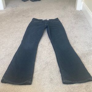 Levi Mid Rise Jean in Dark Wash Size 2